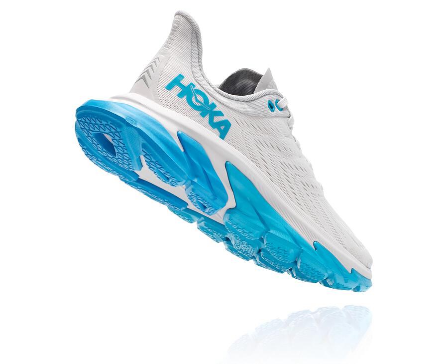 Tenis Hoka One One Mujer Blancos/Azules - Clifton Edge - JVKR25981